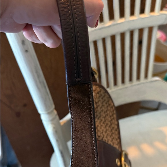 Coach Tan and Brown Shoulder BagY2K - Picture 7 of 15
